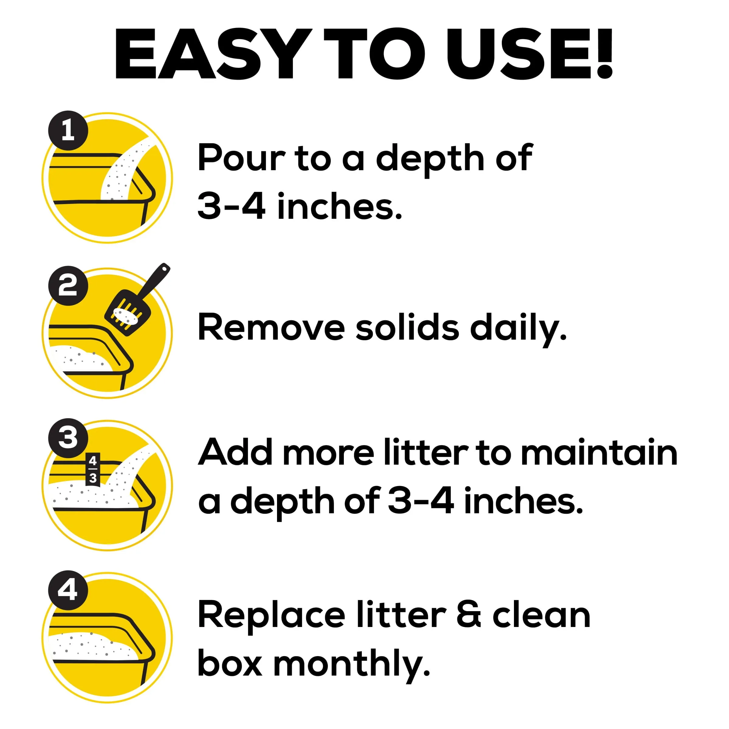 Purina Tidy Cats Clumping Cat Litter, Free & Clean Unscented Multi Cat Litter, 35 lb. Pail