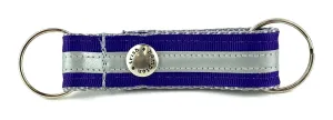 Purple Reflective Snappy Keychain - 415