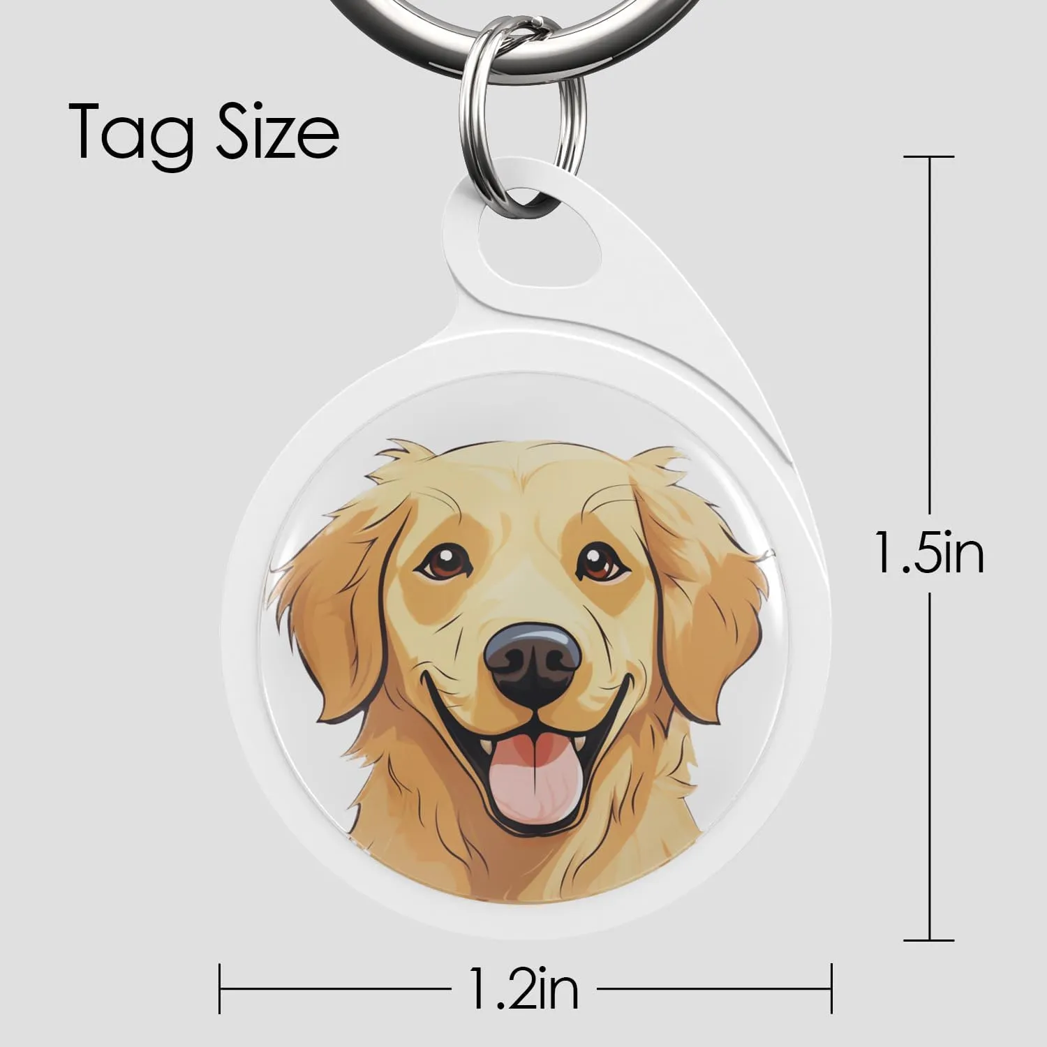 QR Code Dog Tag, Dog Tags Personalized Silent Pet ID Tag Customizable Free Pet Online Profile, Black Dachshund