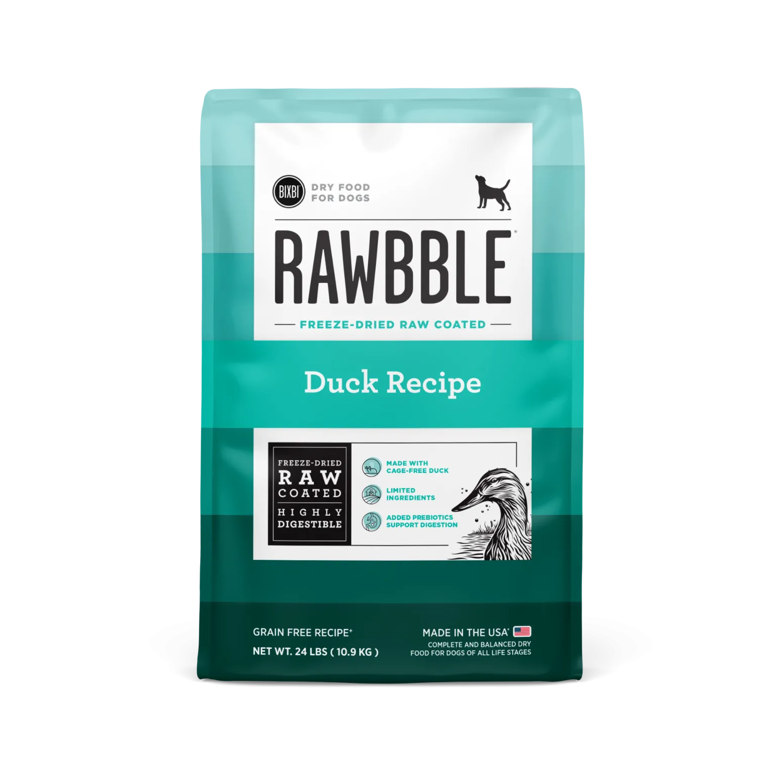 Rawbble Dry Food for Dogs – Duck Recipe