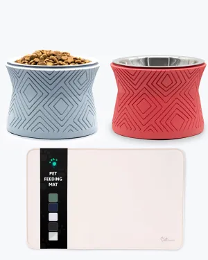 Santa Fe (Two, Small, Any Colors) and Bowl Mat Bundle