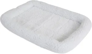 SnooZZy Bolster Crate Mat, for 19' Crates,Cream, Up to 15 lbs