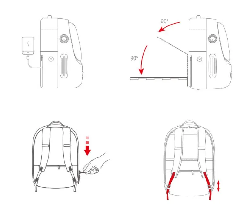 Space Capsule Pet Breathable Backpack