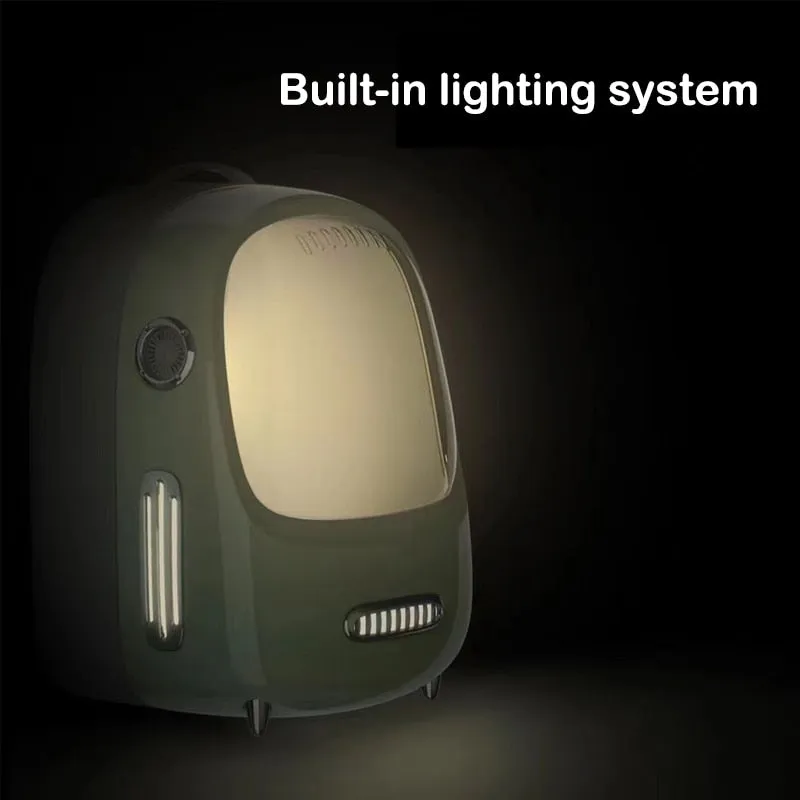 Space Capsule Pet Breathable Backpack