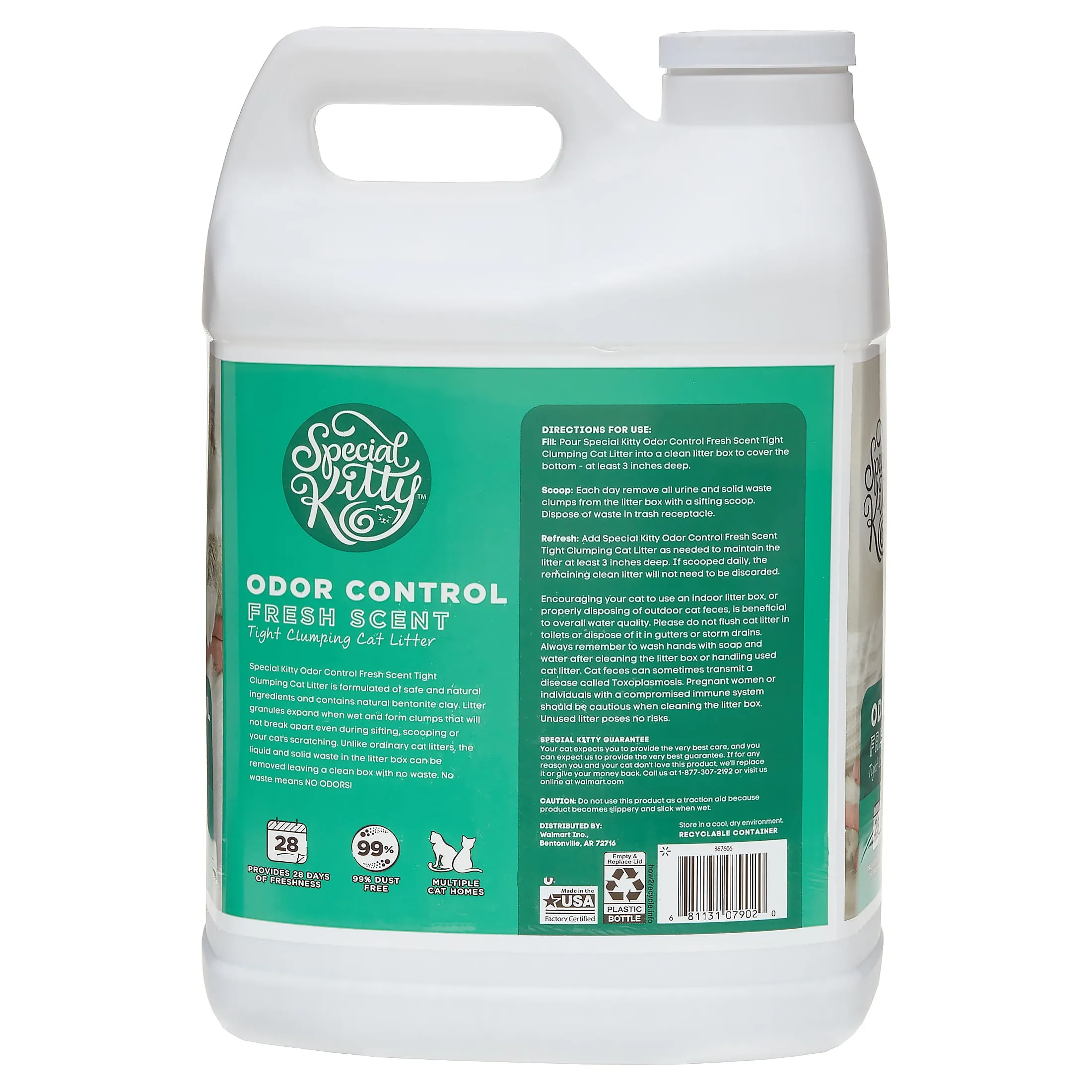 Special Kitty Odor Control Tight Clumping Cat Litter Fresh Scent, 20lb FREE SHIP