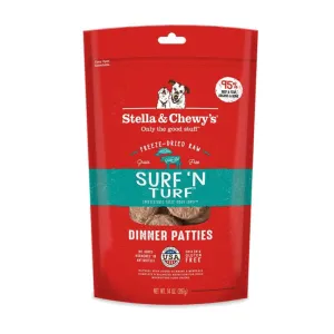 Stella & Chewy's Surf 'n Turf Freeze Dried Raw Dinner Patties