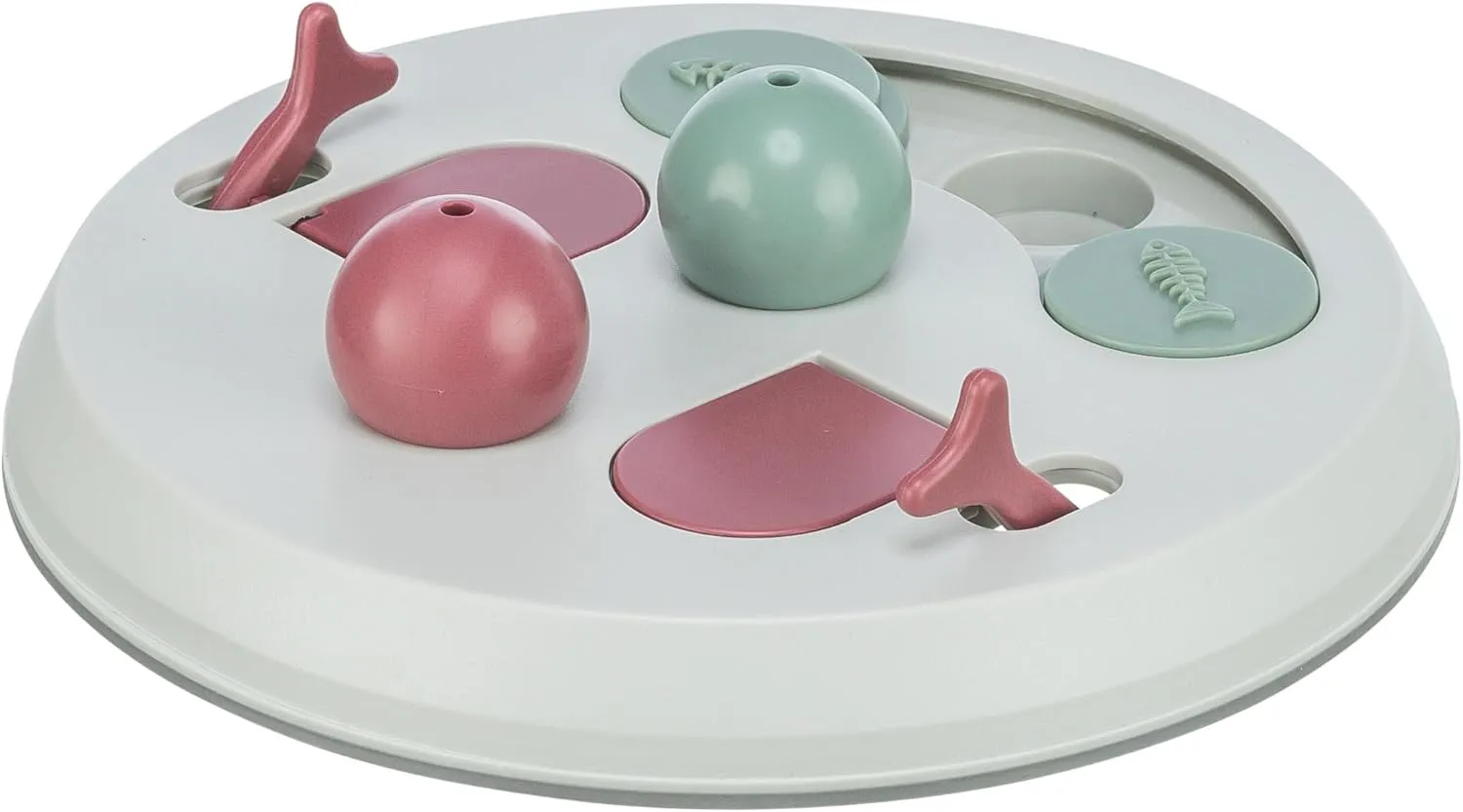TRIXIE Flip Board Interactive Cat Toy, Enrichment Toys for Indoor Cats, Treat Puzzle Interactive Play and Mental Stimulation