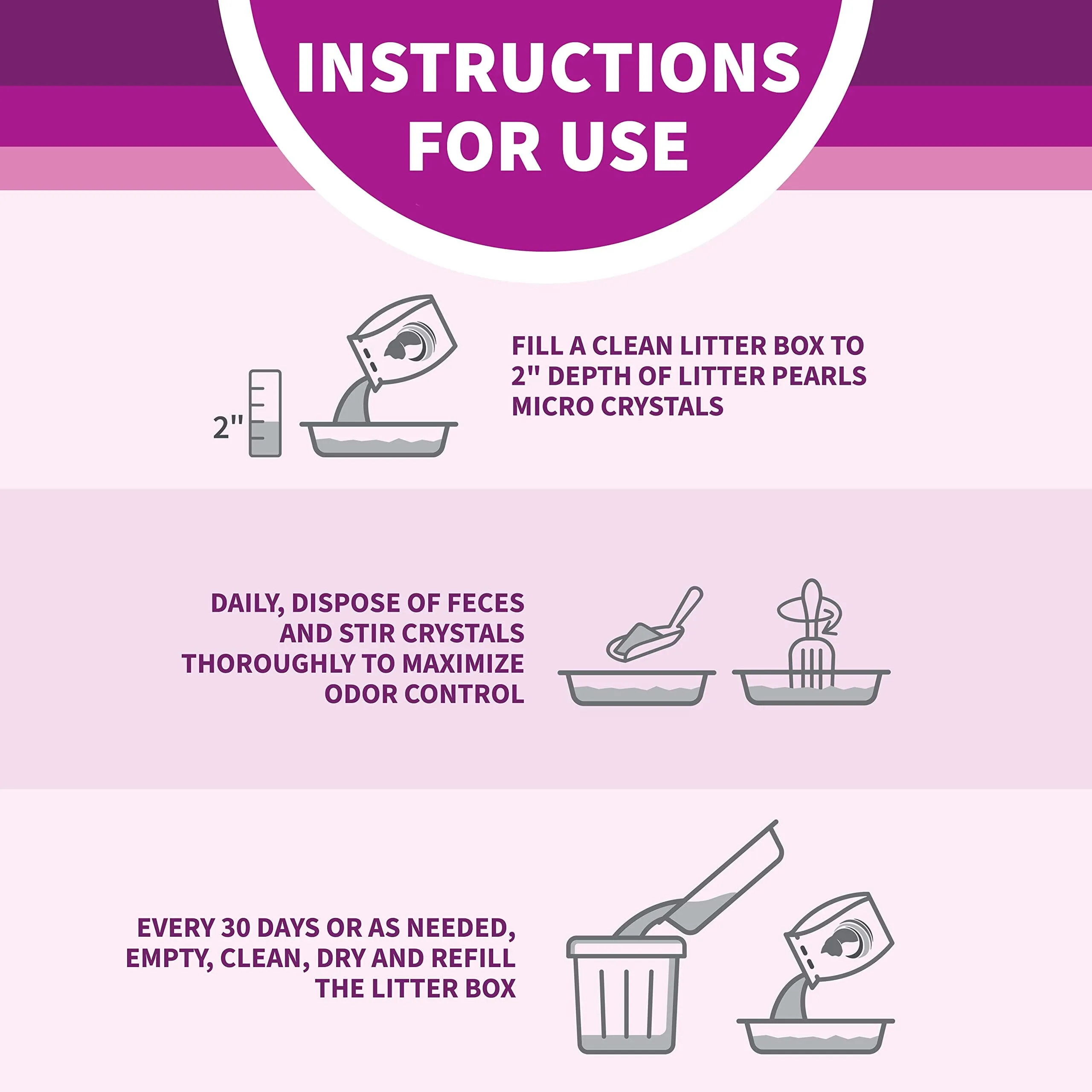 Ultra Pet Litter Pearls Micro Crystal Cat Litter