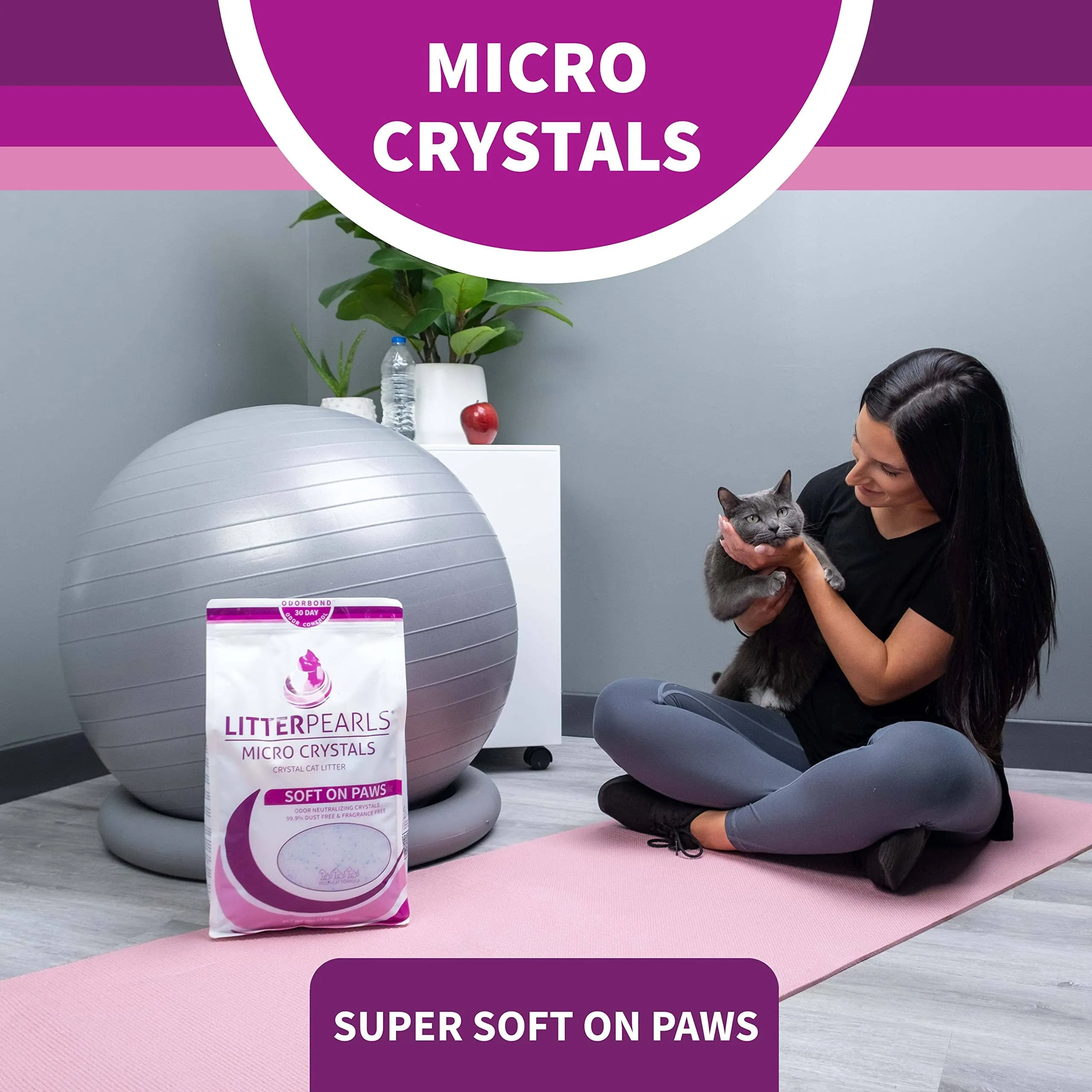 Ultra Pet Litter Pearls Micro Crystal Cat Litter