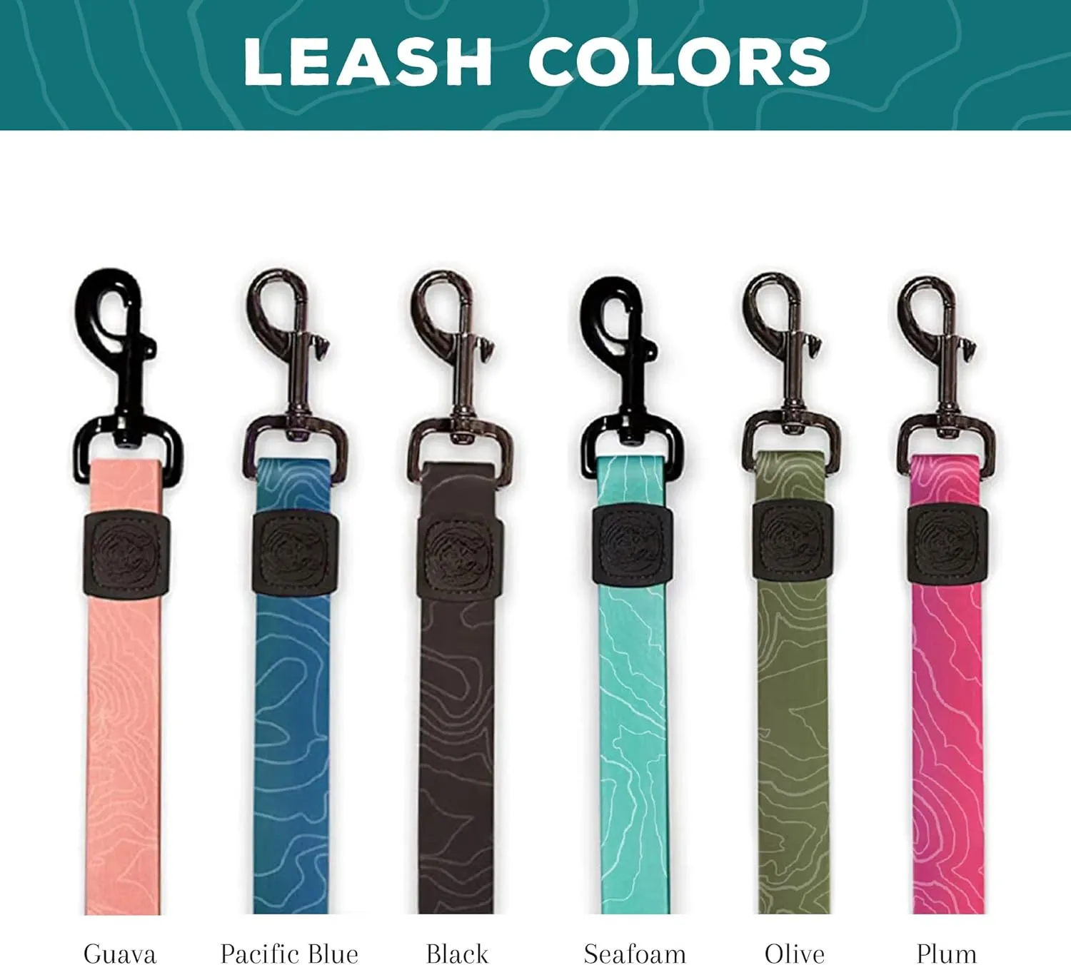 Wilderdog Waterproof Dog Leash - Repels Water & Dirt - Olive